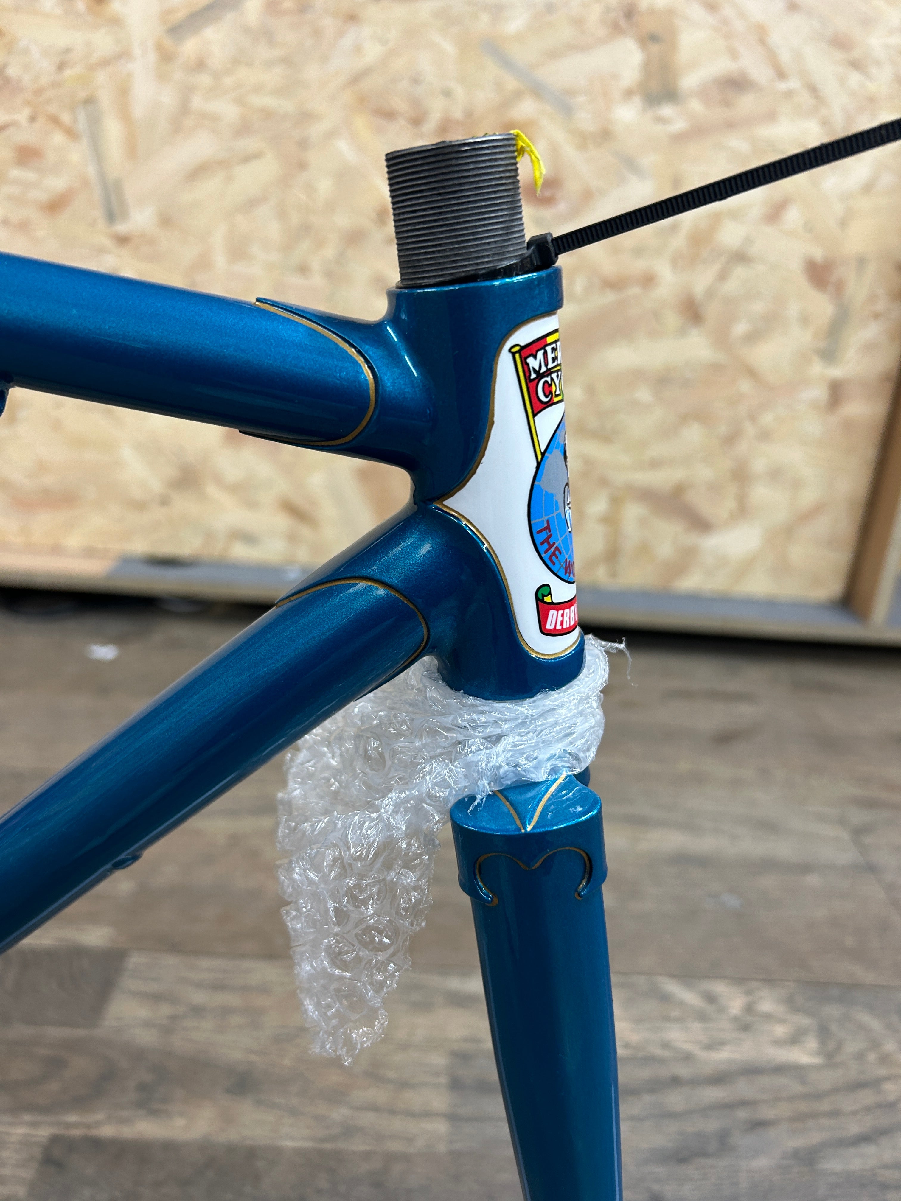 Mercian 50cm Renovated Steel Frame Blue