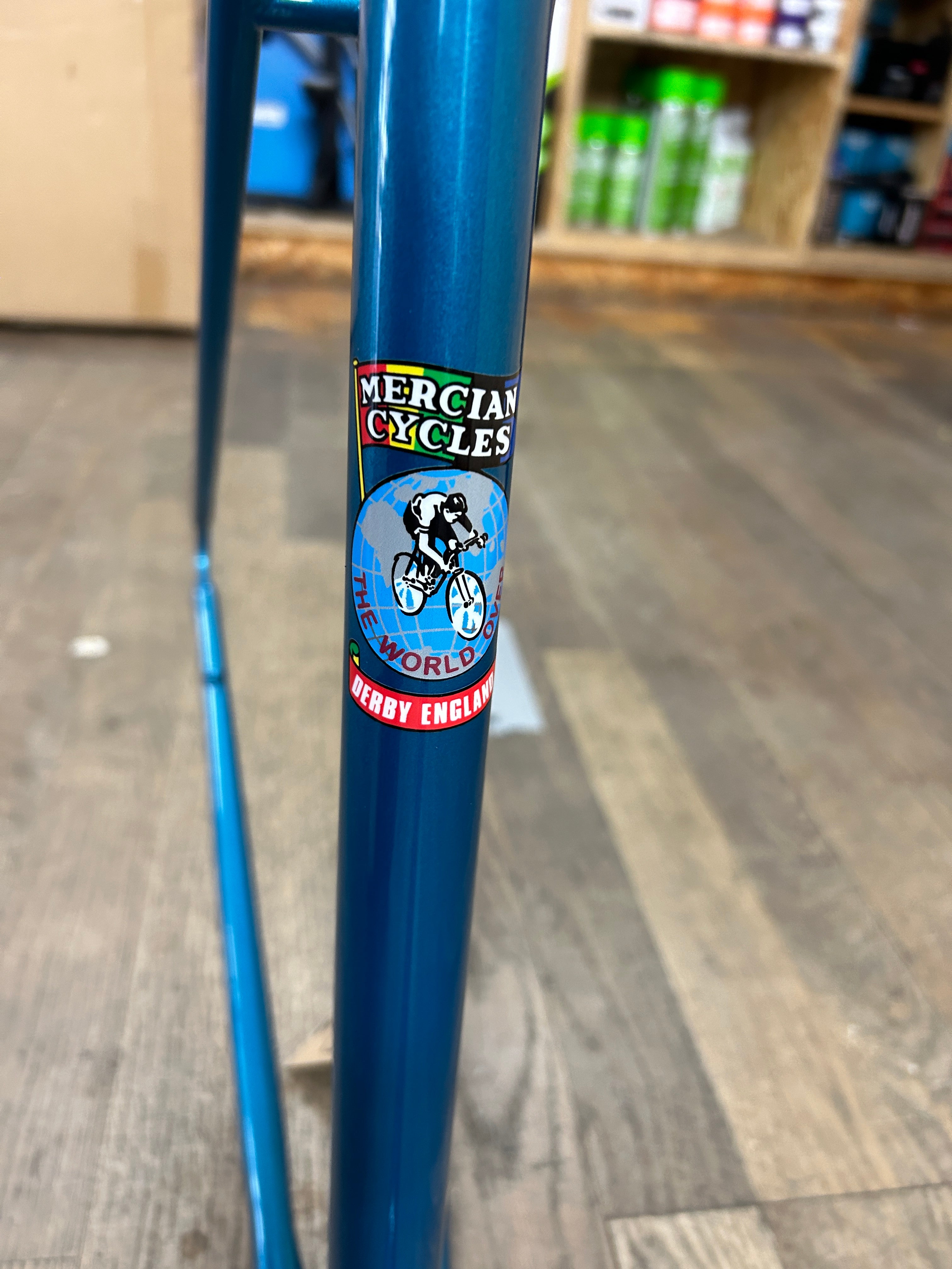 Mercian 50cm Renovated Steel Frame Blue