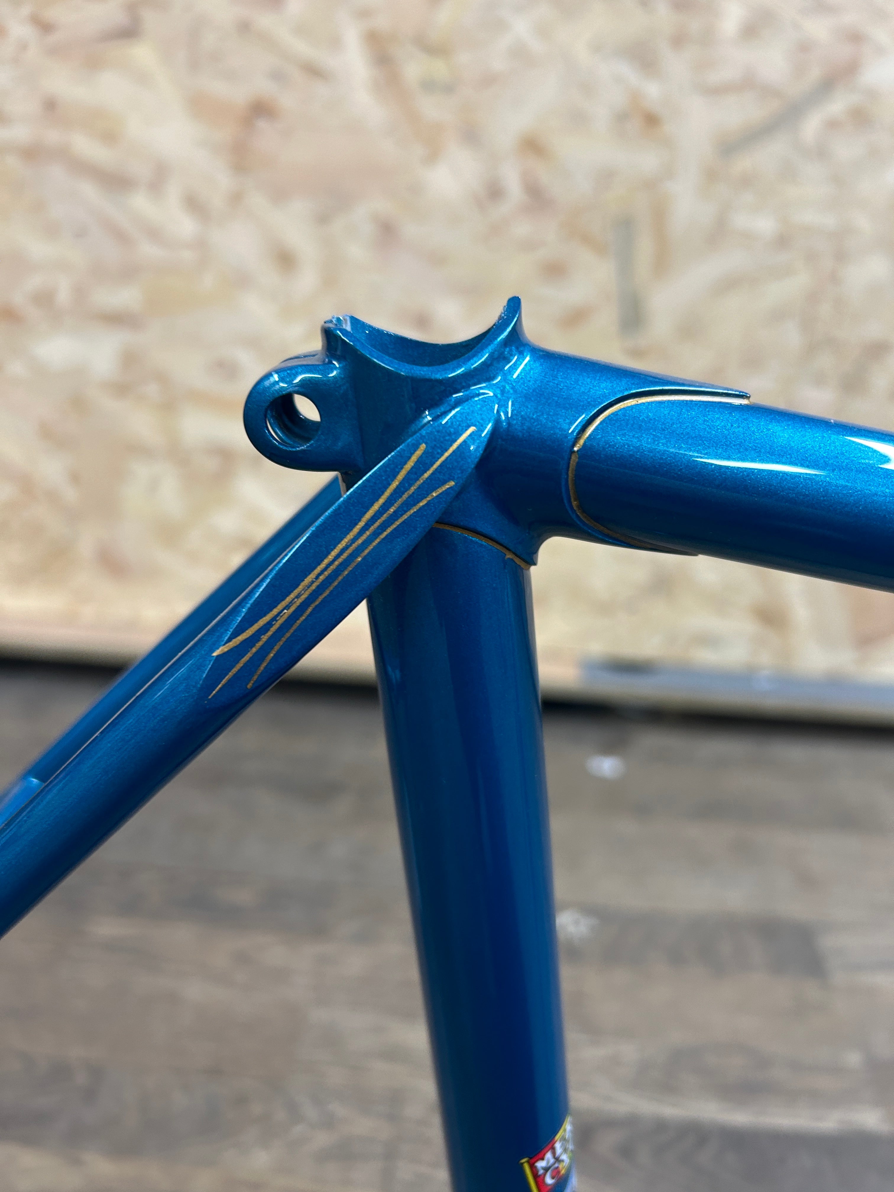 Mercian 50cm Renovated Steel Frame Blue
