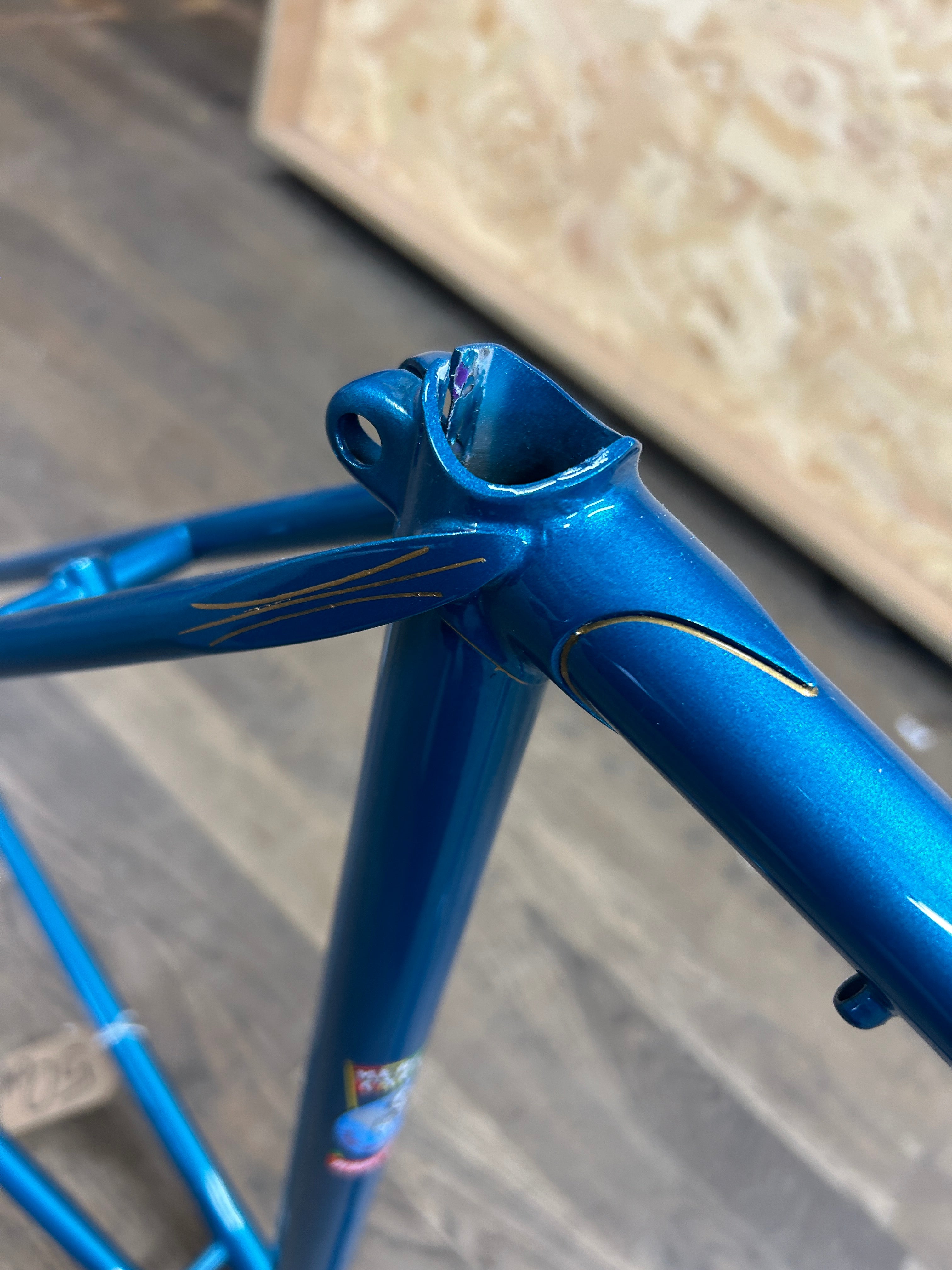 Mercian 50cm Renovated Steel Frame Blue
