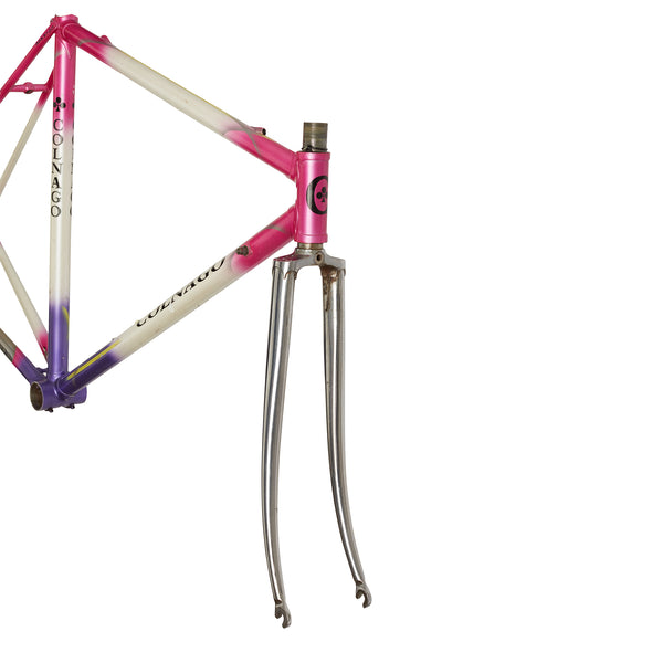 Vintage Steel Colnago Road Frame Pantograph Chrome Forks