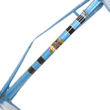 Hobbs Riband frame in blue close up seat tube logo