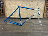 Graham Weigh 50c 531c White Blue Bicycle Frame