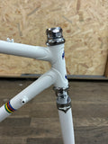 Galmozzi 51cm White & Chrome Columbus Steel Frame