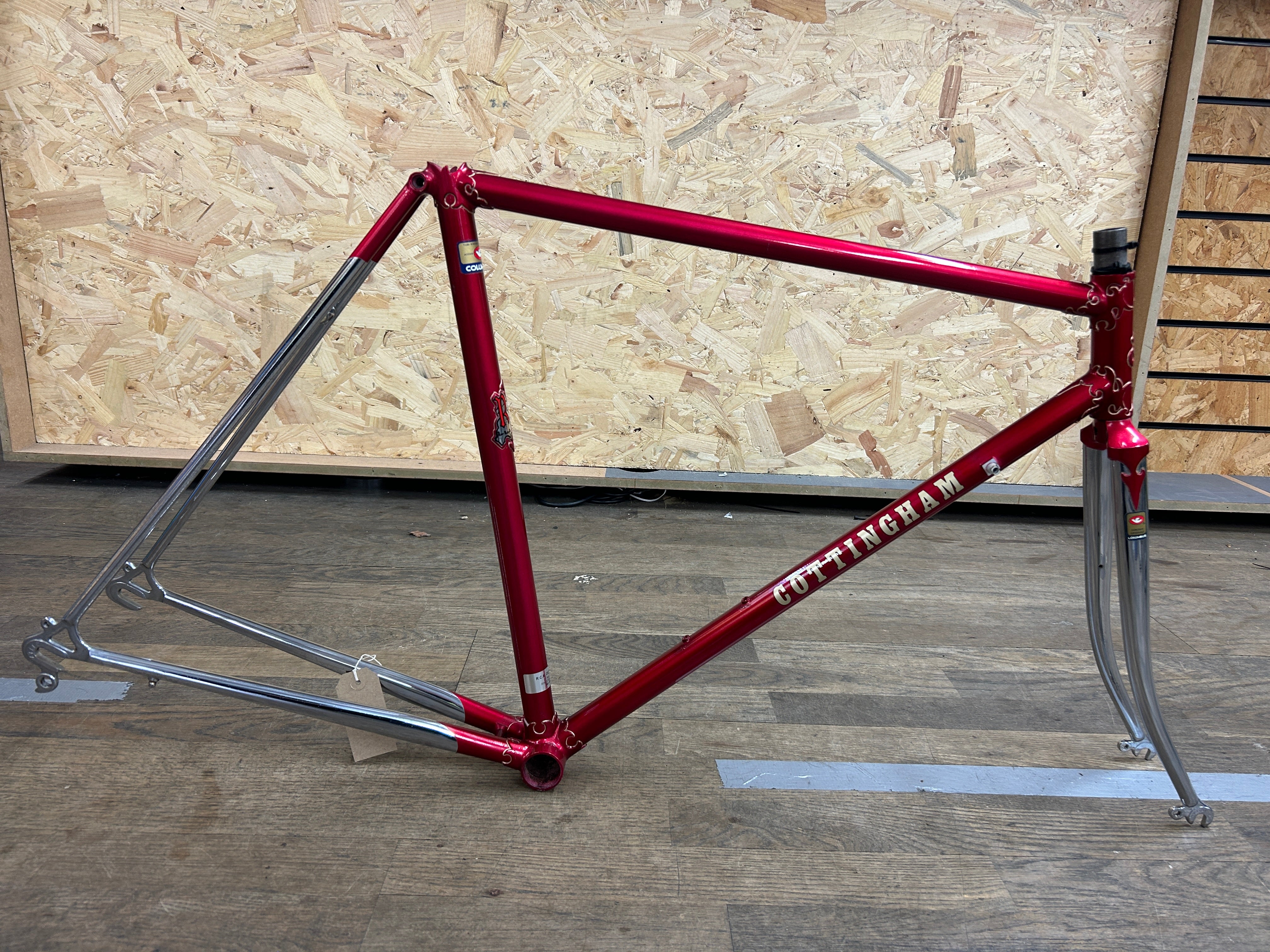 Chrome Steel Bike Frame The Spettro Lugged Steel Bicycle Frame