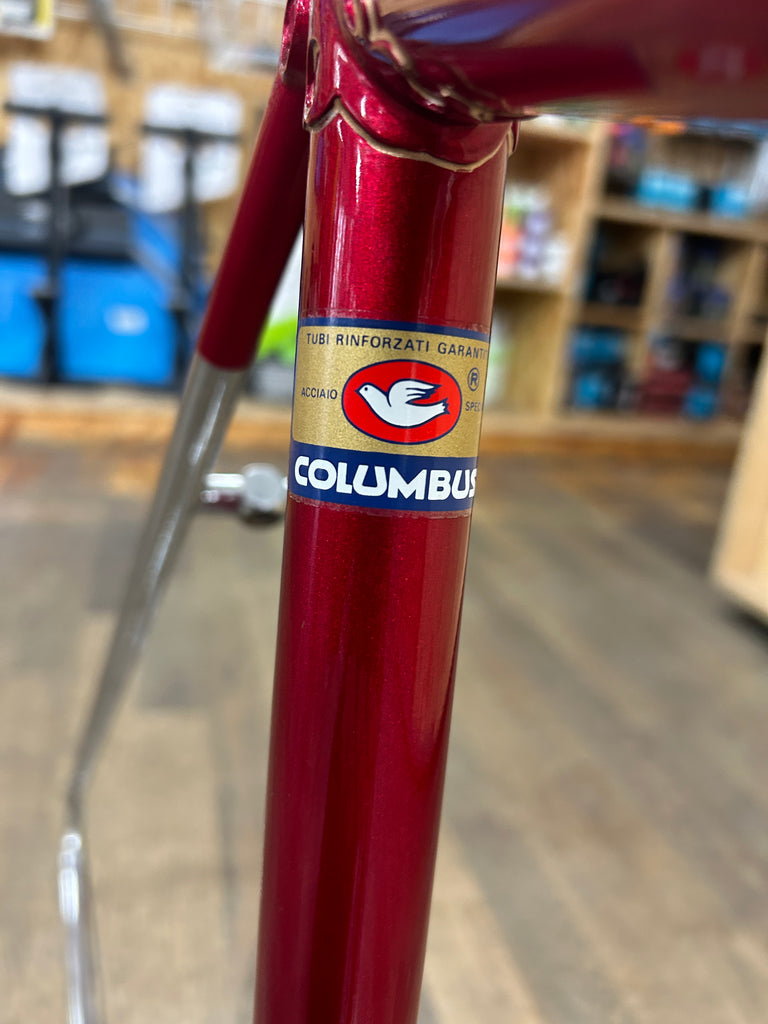 Coltish Frame Cottingham Red Chrome 52cm Columbus Frame – Hackney Peddler