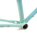 Carlton Turquoise Frame Bottom Bracket Mark