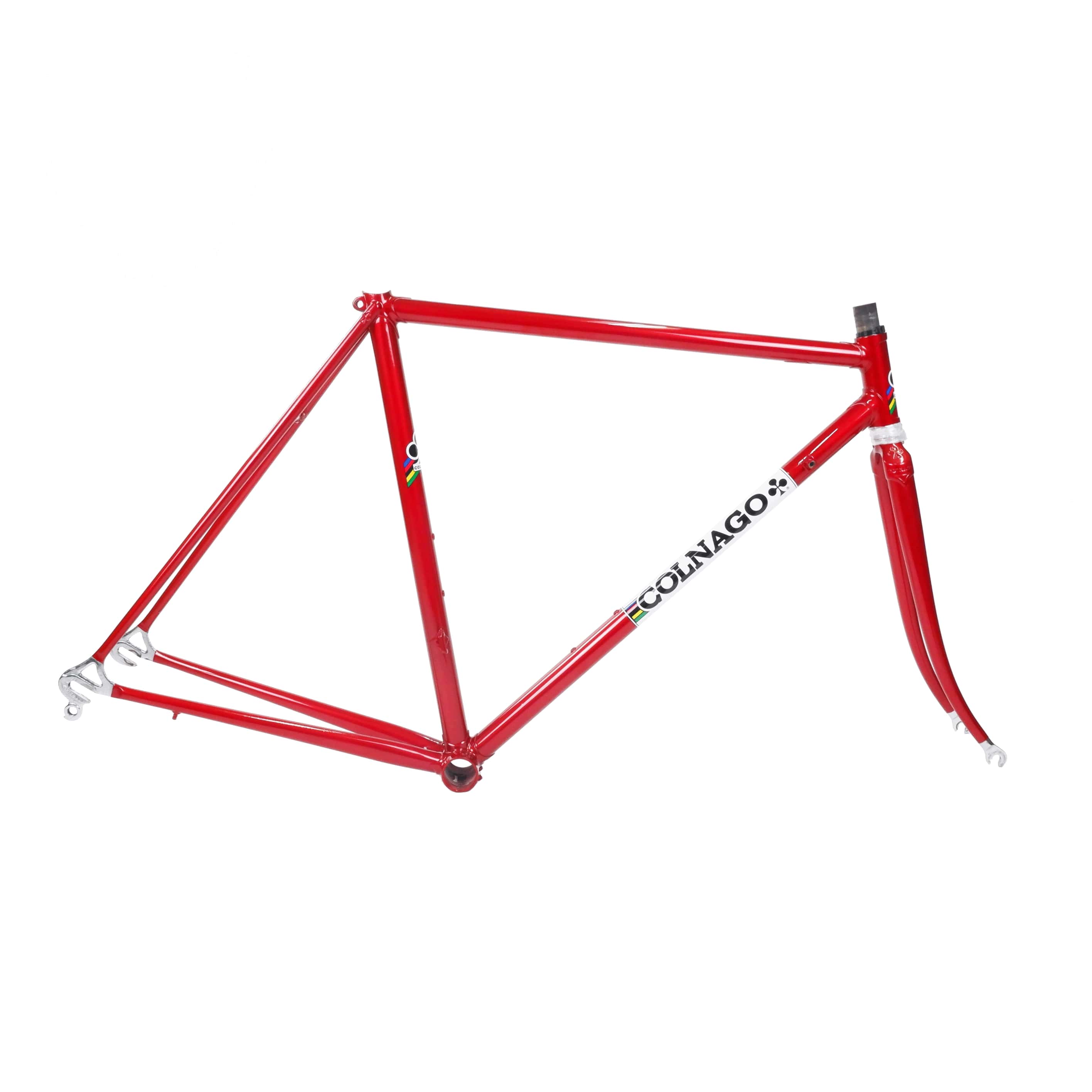 Colnago Super red and white frame drive side picture