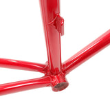 Colnago Super red and white bottom bracket close up