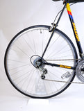 Raleigh Team Banana 62cm rear wheel, cassette and derailleur.