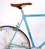 Peugeot Blue 57cm rear half side profile.