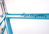 Close up shot of 'Super competition' on top tube. 