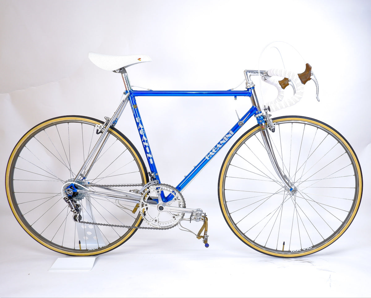 Blue vintage road bike cheap