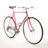 Pink Diamant Bicycle from a diagonal angle