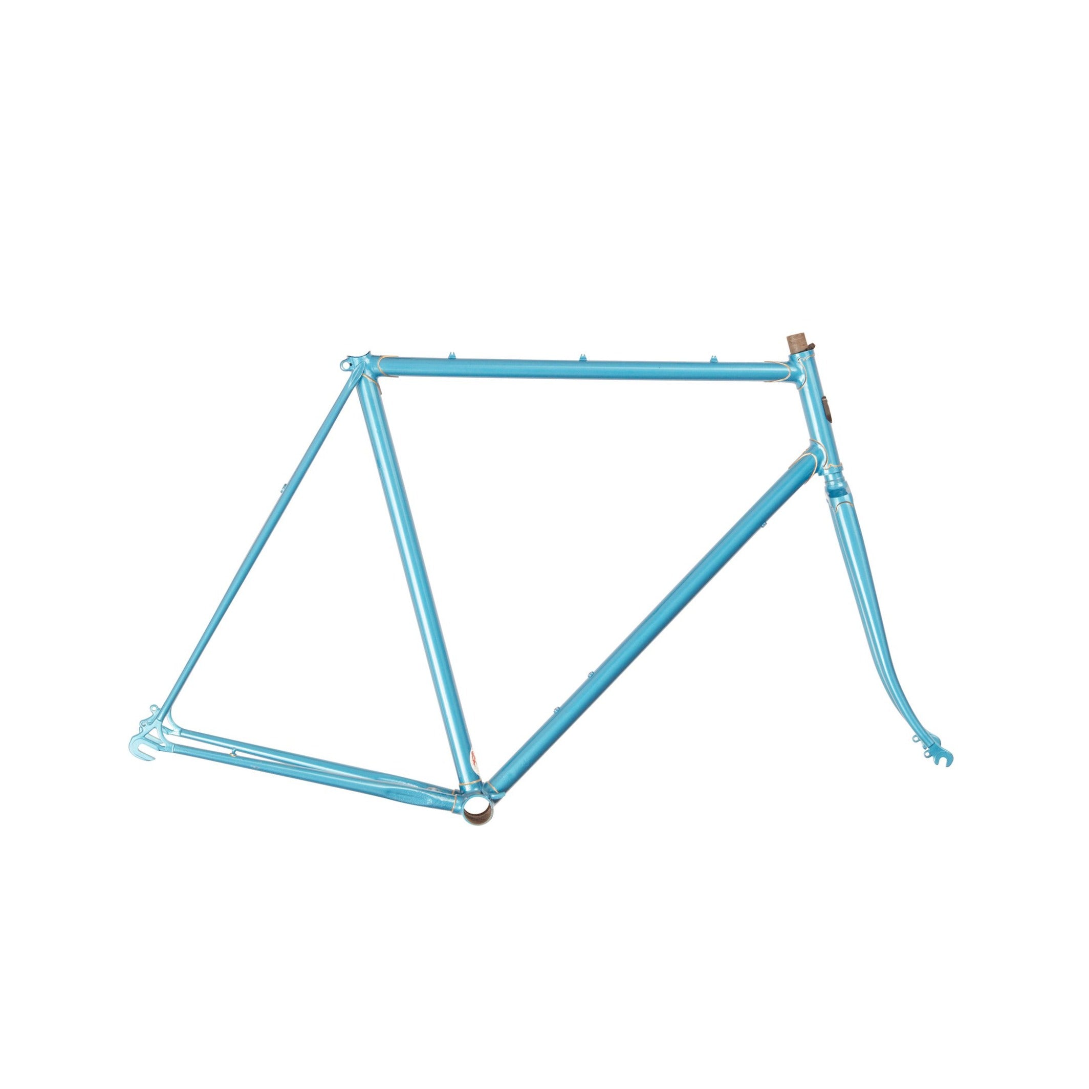 Vintage Steel Blue Winora Frameset 59cm Hackney Peddler
