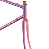 Argos Pink & Purple Fade Frameset 52cm