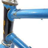 Hobbs Riband frame in blue head tube
