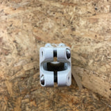One23 100mm 1" 1/8 White Stem 31.8 Clamp