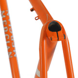 Mercian orange frame seat clamp