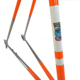 Mercian orange frame seat tube decal