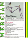 Mercian "Miss Mercian" Ladies step through vintage brochure