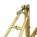 Mercian step through gold seat clamp and seat stays