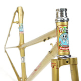 Mercian step through gold head tube side profile
