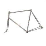 Mercian grey track frame non-drive side