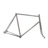Mercian grey track frame from the drive side