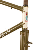 Mercian Touring Frame | Green with Barber Pole 55cm