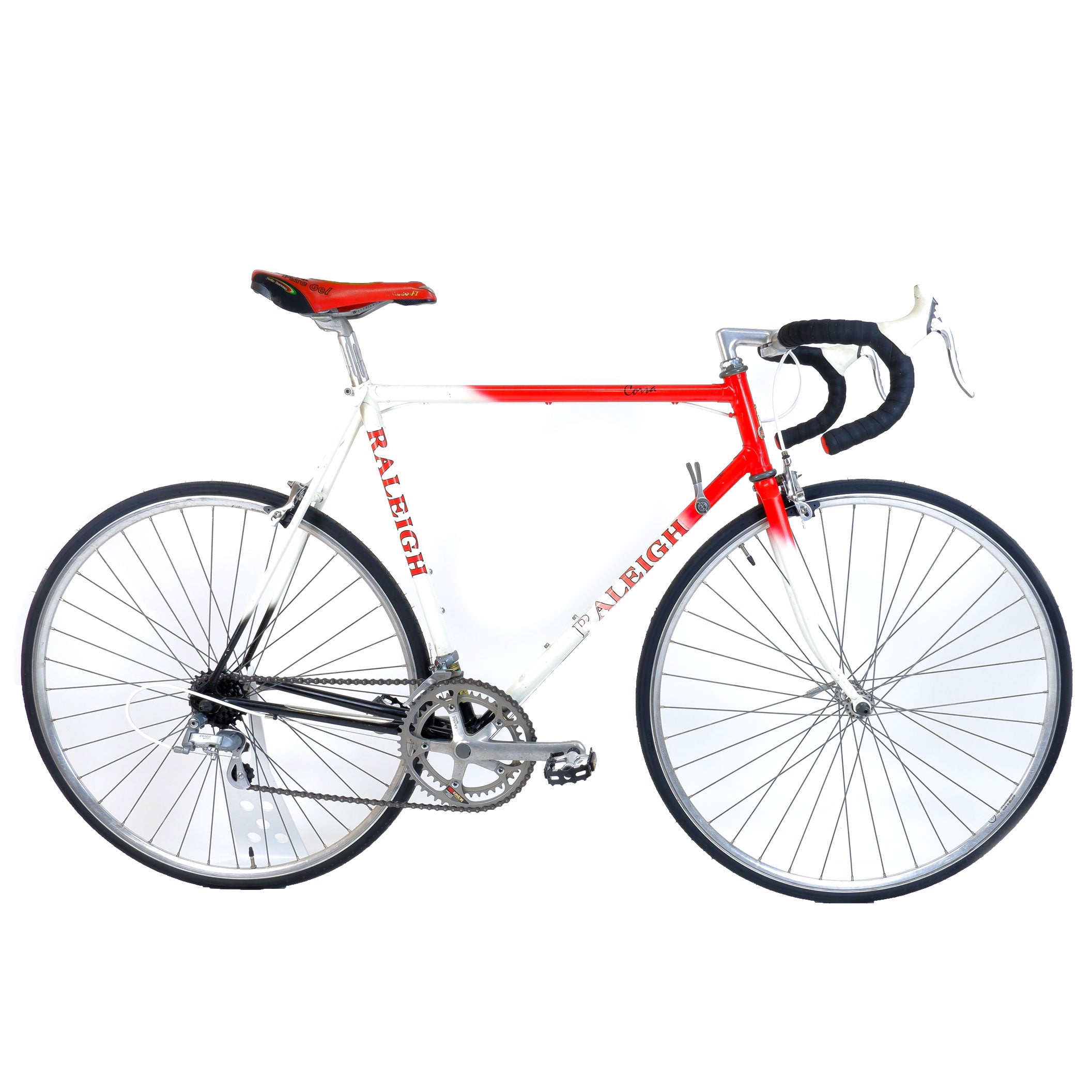 raleigh road bike white