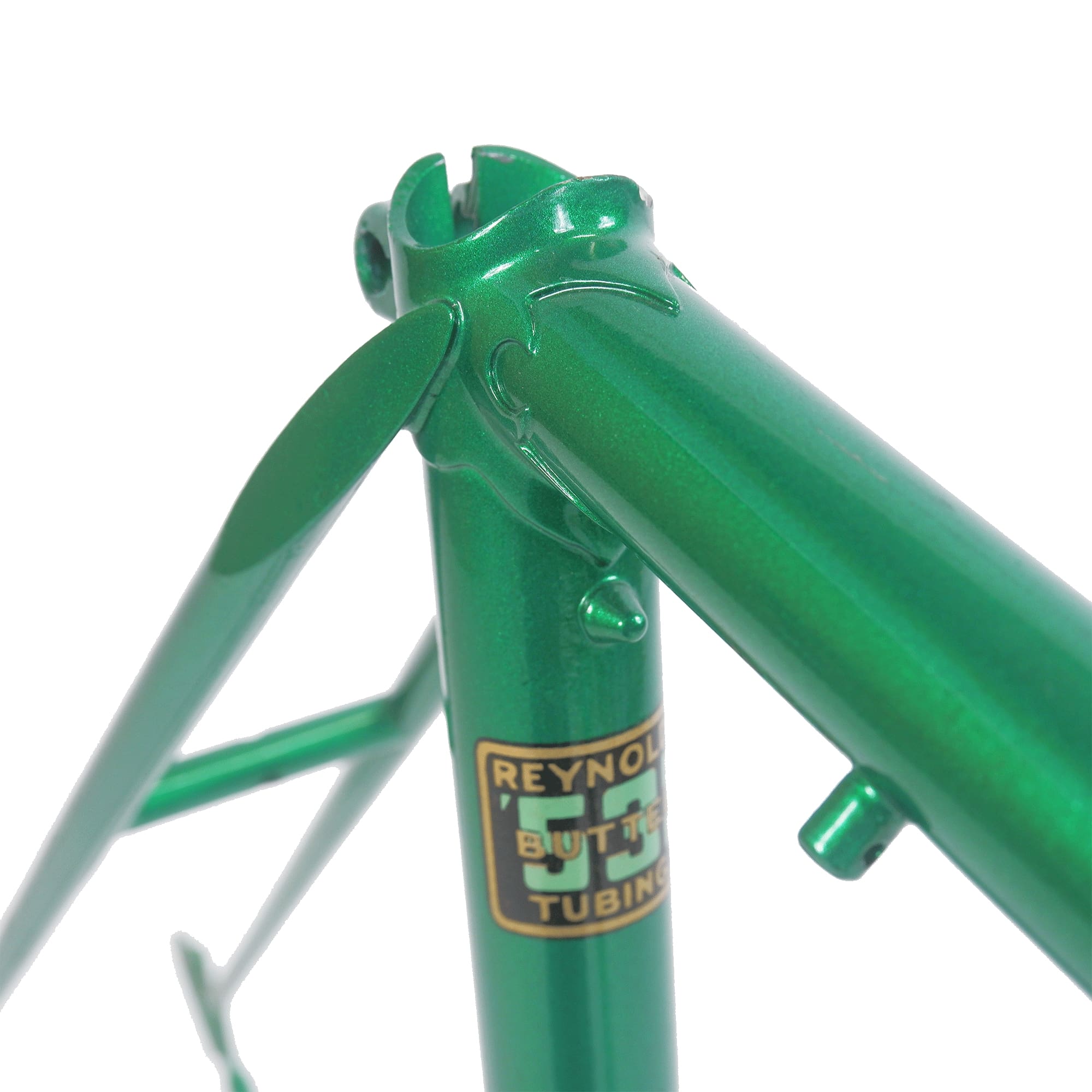 Rotrax green frame seat clamp lugs
