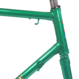Rotrax green frame head tube lugs