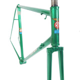 Rotrax green frame head on angle