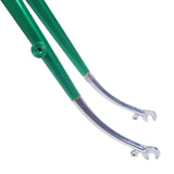 Rotrax green frame, chrome fork drop outs