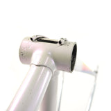 Somec white rainbow frame reverse side of bottom bracket shell