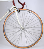 Motobecane MBK Trainer Road Bike, White 57cm, front wheel and forks