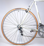 Motobecane MBK Trainer Road Bike, White 57cm, rear wheel with derailleur and cassette